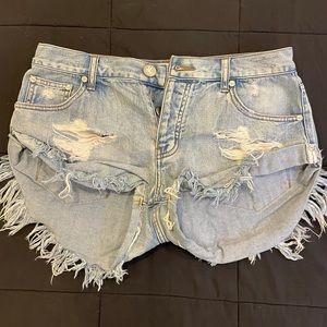 One Teaspoon denim shorts 28